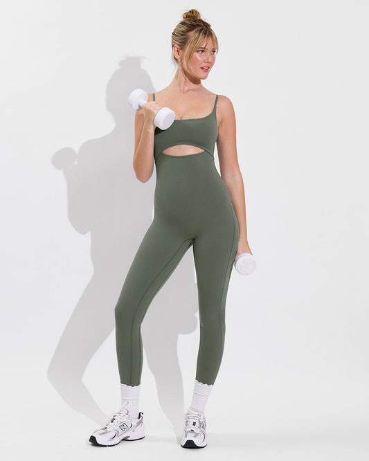 Peak Playsuit 27" - Agave